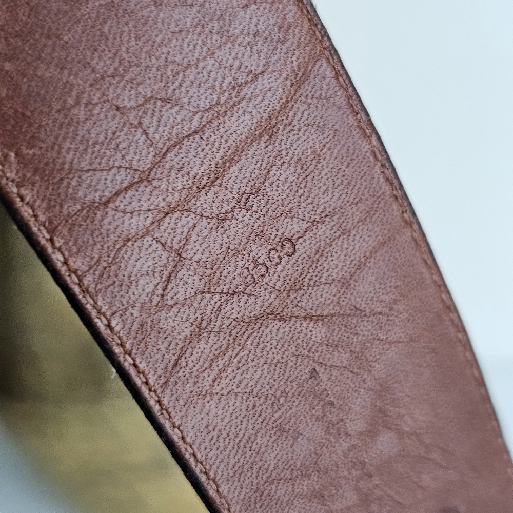 Coach Vintage Brown Leather Belt | Medium | Solid Brass Buckle | Handcrafted - Picture 11 of 16